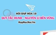 Nội dung Quy tắc Hund là gì, Ví dụ, Hóa 10 - Hỏi đáp nhanh